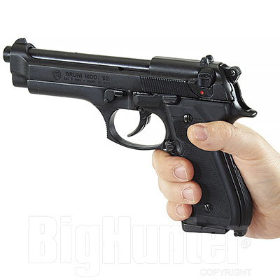 Pistola a salve Beretta 92 calibro 8 Nera Bruni