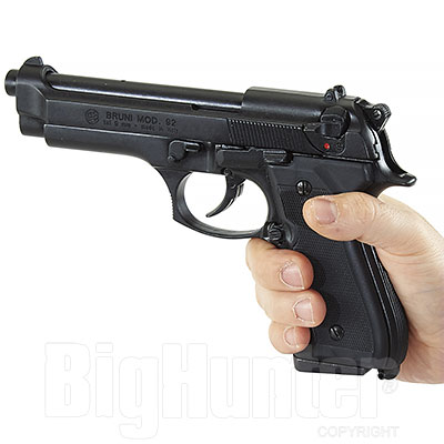 Bruni Pistola a Salve Beretta 92 calibro 9 Nera 