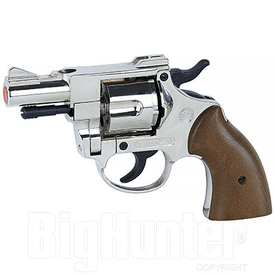 Revolver a Salve Olympic 38 Calibro 380 Nickel Bruni