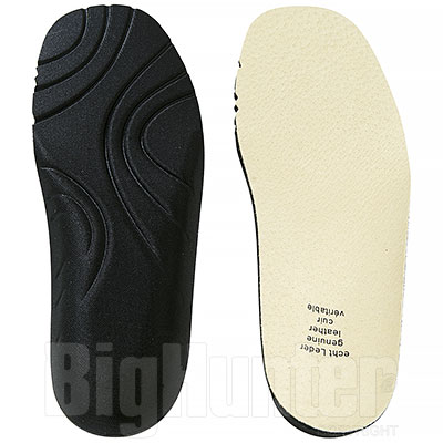 Soletta scarpe Pelle con Rialzo Tecno-Insole High Fit