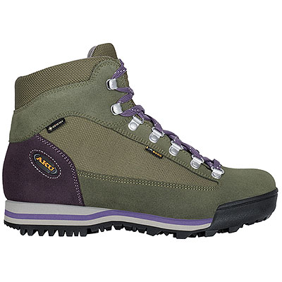 Scarponi Donna AKU Ultra Light GTX W'S Verde-Viola Intenso