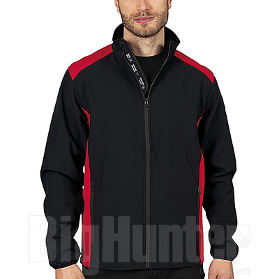 Giacca Softshell Bicolor Black-Red