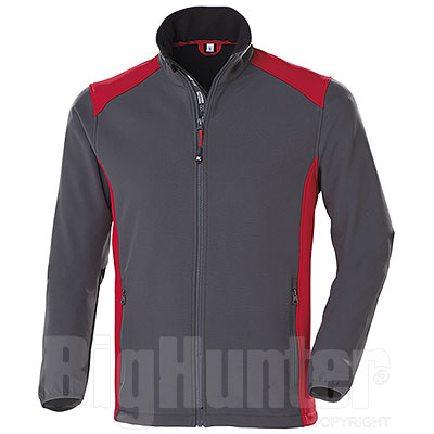 Giacca Softshell Bicolor Grey-Red
