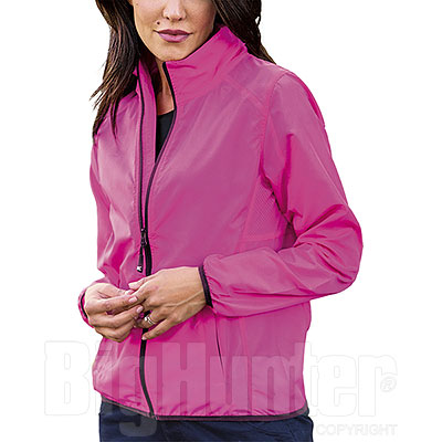 Giacca Impermeabile Donna Rip-Stop Fucsia Fluo