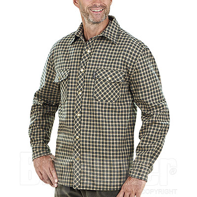  Camicia uomo Kalibro Over Shirt Scozia Green
