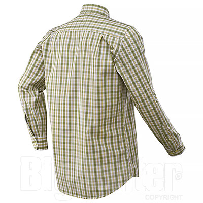 Camicia Beretta Drip Dry Green Beige Check
