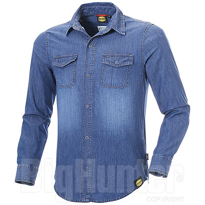 Camicia Jeans uomo Diadora Utility Denim Blu