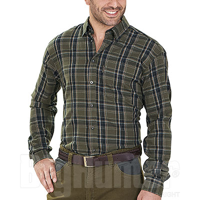 Camicia Seeland Edwin Shaded Olive Check