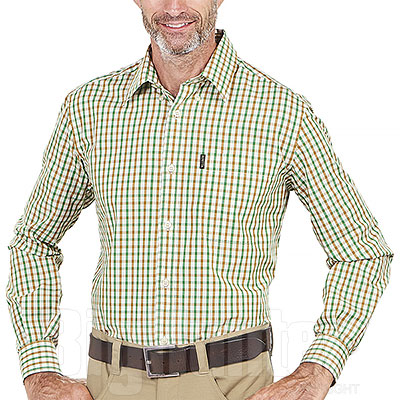 Camicia Beretta Wood Button Green Check M/L