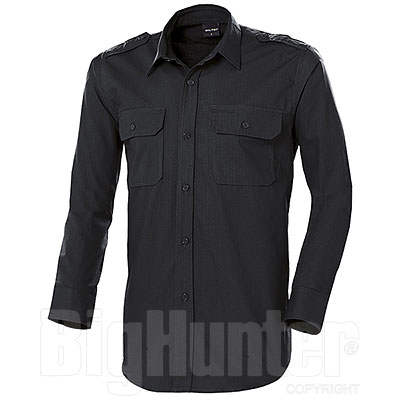 Camicia Cotton Rip-Stop Black