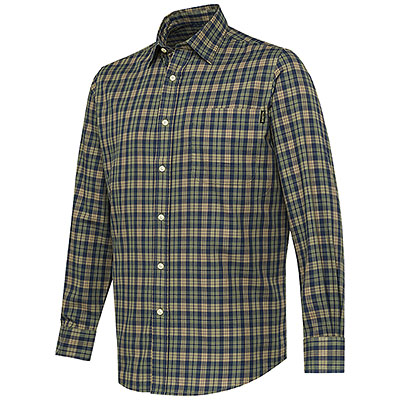 Camicia uomo Beretta Bryggen Blu & Sand Check