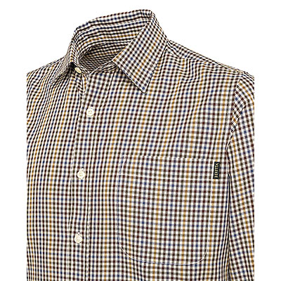 Camicia uomo Beretta Bryggen Apricot & Bordeaux Check