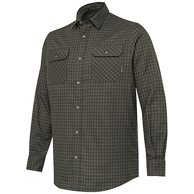 Camicia uomo Beretta Cadet Flannel Green & Brown Check