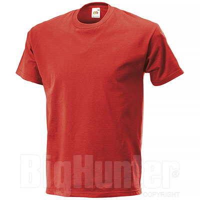 T-Shirt Fruit of the Loom Rossa