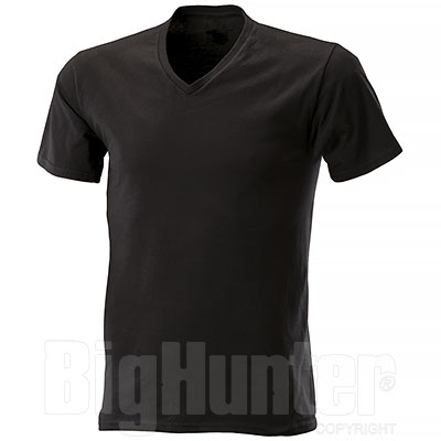 T-Shirt Scollo V Black