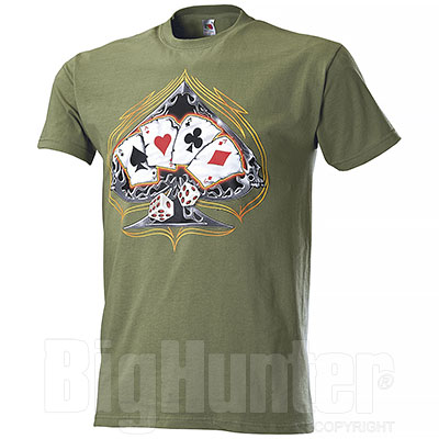 T-Shirt Fruit of the Loom Poker Aces