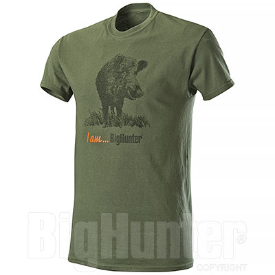 T-Shirt Cinghiale I Am Big Hunter