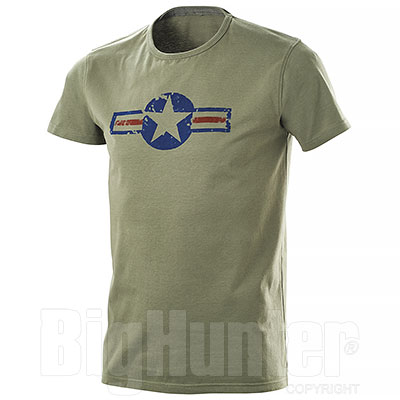 T-Shirt uomo American Air Force Green