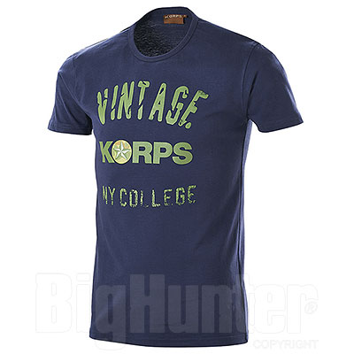 T-Shirt uomo Vintage Korps Blu