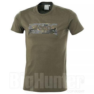 T-Shirt uomo Jeep Grille Background Military