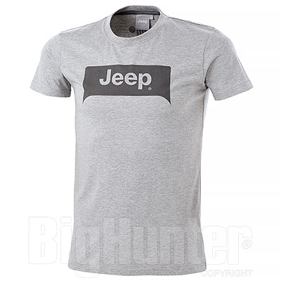 T-Shirt uomo Jeep Originale Grille Background Grey Mélange