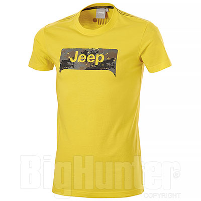 T-Shirt uomo Jeep Oiginale Grille Background Yellow