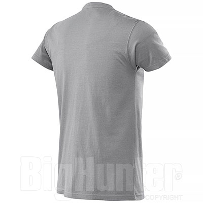 T-Shirt Collo a "V" Button Light Grey