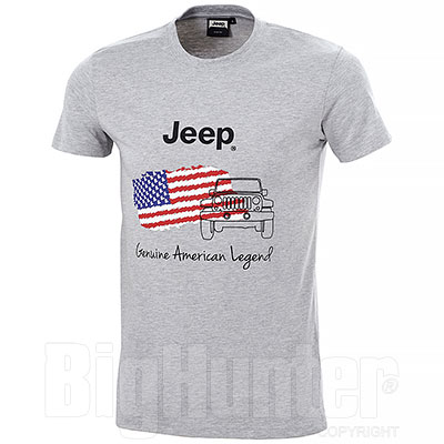 T-Shirt uomo Jeep American Legend Light Grey Mélange