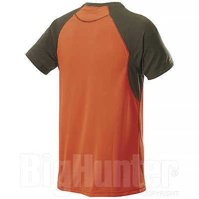 T-Shirt caccia Kalibro Tech Green/Orange