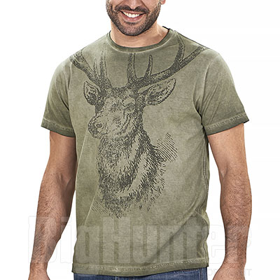 T-Shirt uomo Kalibro Cervo Green