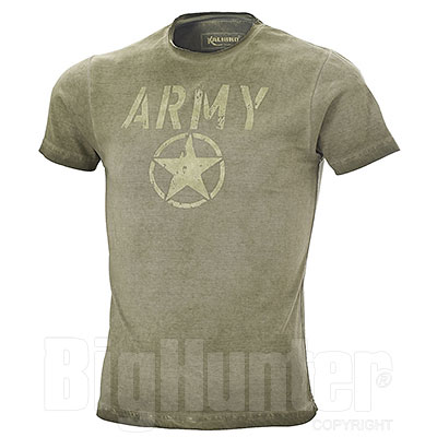 T-Shirt uomo Kalibro Vintage Army Green