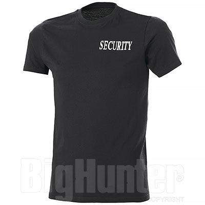 T-Shirt uomo Security Black