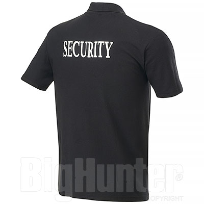 Polo piquet Security Black