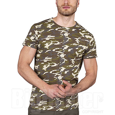T-Shirt uomo Camouflage Green