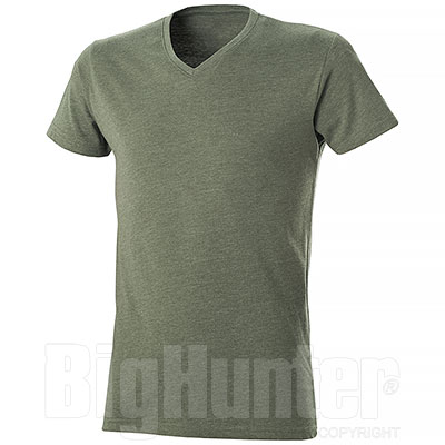 T-Shirt uomo Mélange Effect Army Green