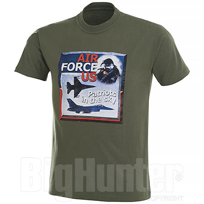 T-Shirt uomo Air Force US Green 