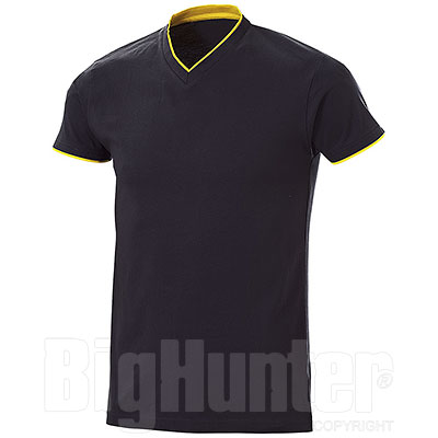 T-Shirt uomo Serrat Black-Yellow