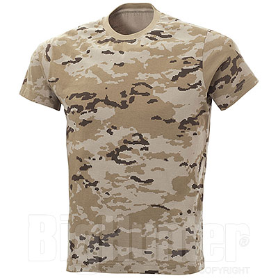 T-Shirt caccia Combat Camo Dark Desert