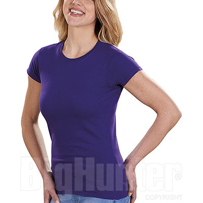 T-Shirt Donna Soft Style Fit Purple