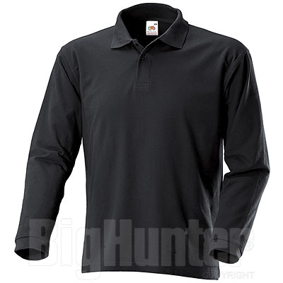 Polo Fruit of the Loom Black M/L