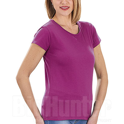 T-Shirt Donna Miami Beach Cotton Fucsia