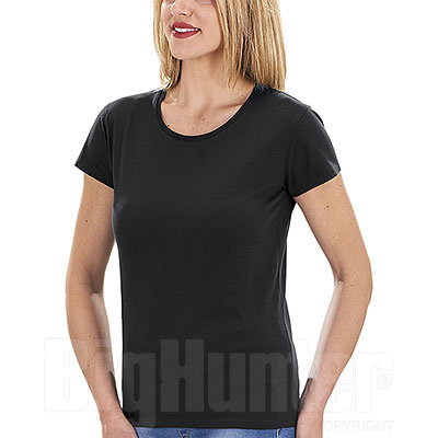 T-Shirt Donna Miami Beach Cotton Black