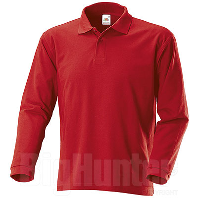 Polo Fruit of the Loom Red M/L