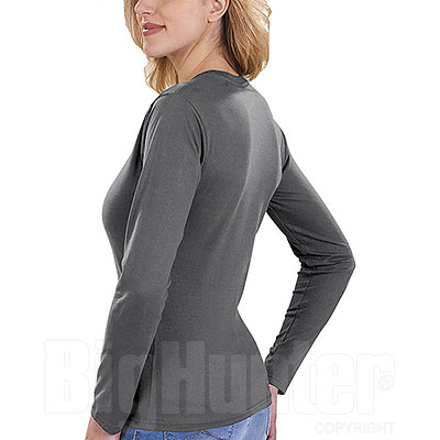 T-Shirt Donna Soft Style Fit Charcoal M/L