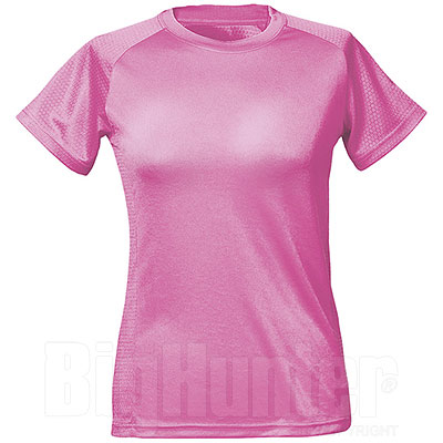 T-Shirt Donna Sport Dry Fit Fucsia Fluo