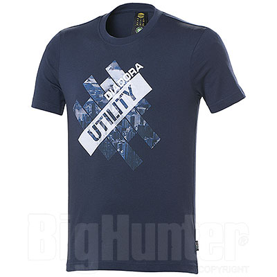 T-Shirt Diadora Utility Graphic Organic Blu