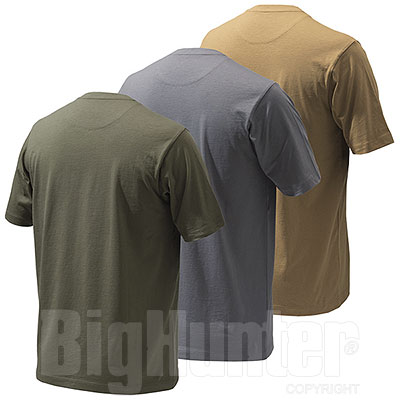 Set 3 T-Shirt uomo Beretta Corporate Green-Coyote-Grey