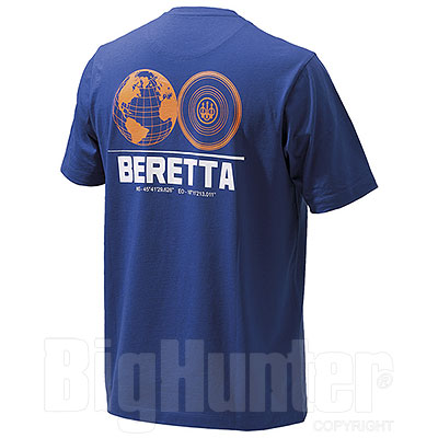 T-Shirt uomo Beretta WW Clay Blu Beretta