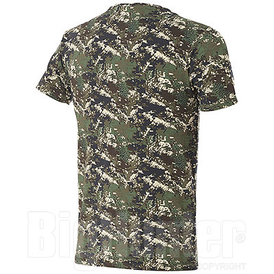 T-Shirt Blatex Collo V Cotton Spandex Evò Digital Hunting