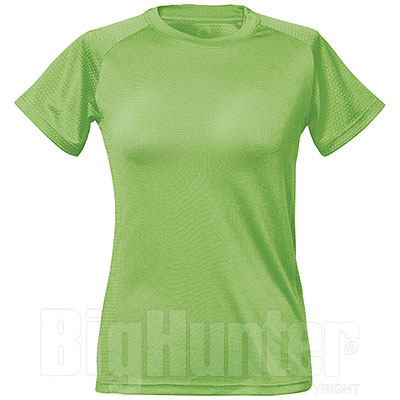 T-Shirt Donna Sport Dry Fit Green Fluo